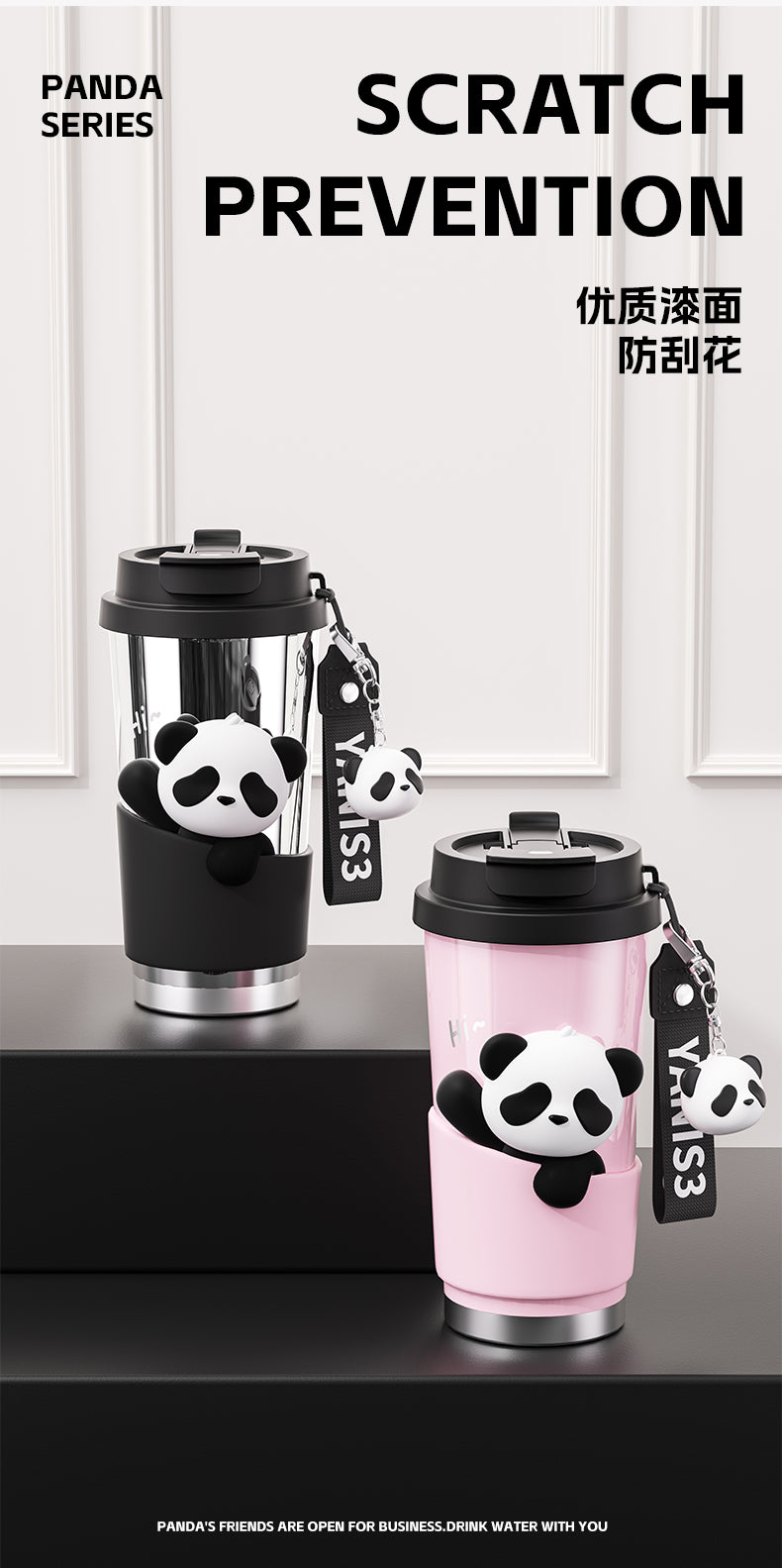 PANDA COFFE CUP WITH CHARM AUTENTHIC