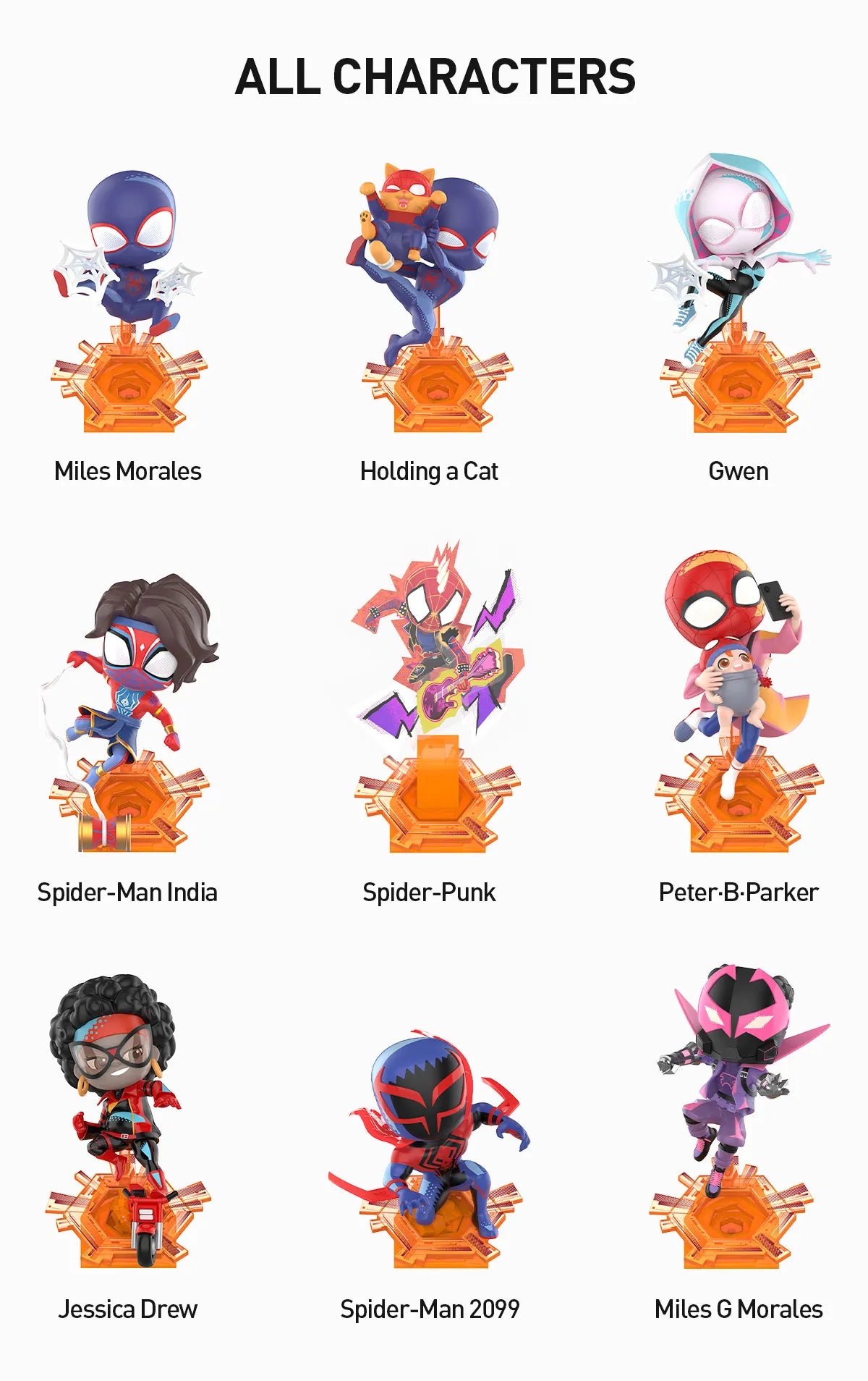 POP MART Marvel Across the Spider-Verse Series Random Blind Box Figure