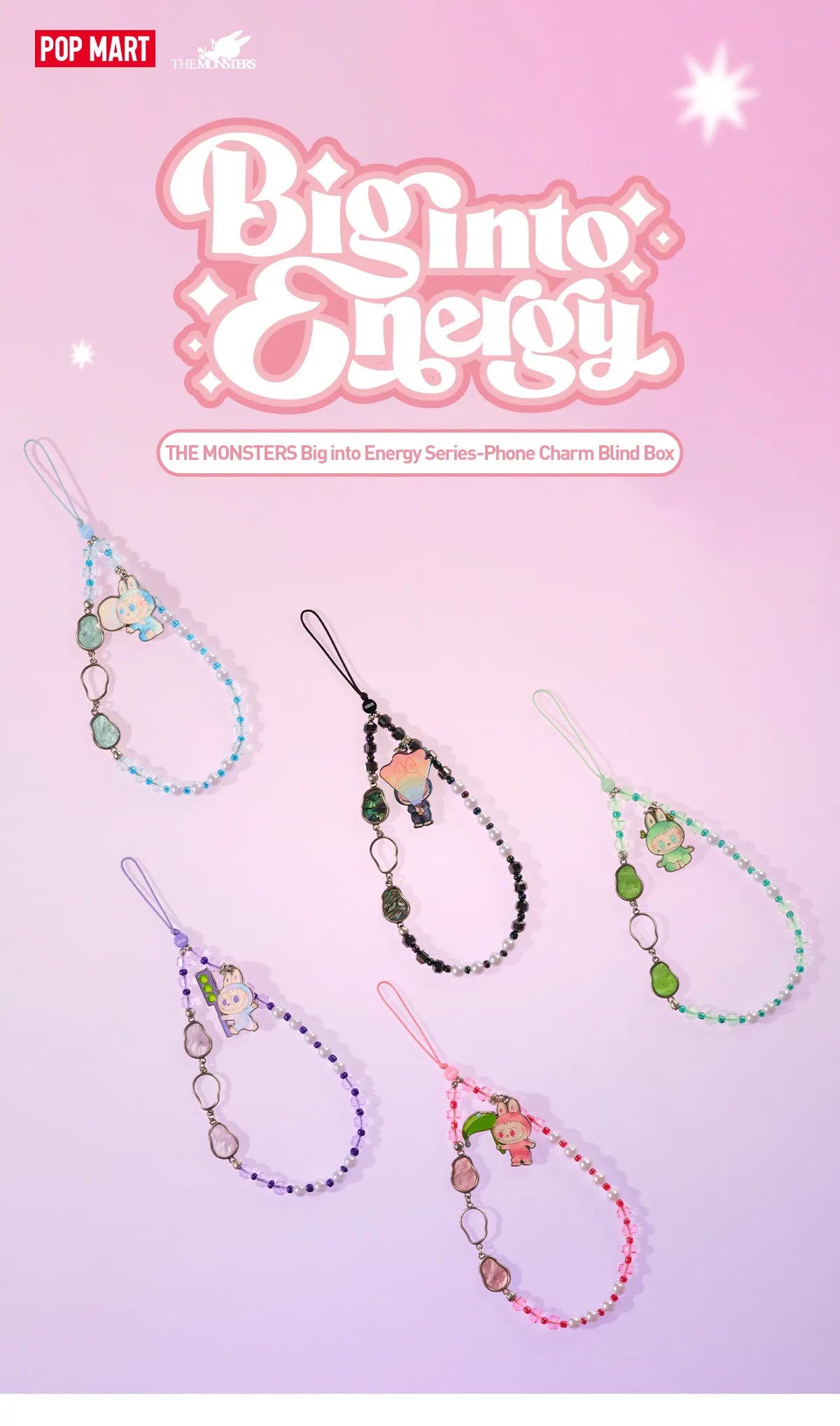 POPMART Labubu The Monsters Big into Energy Series Phone Charm – CONFIRMED