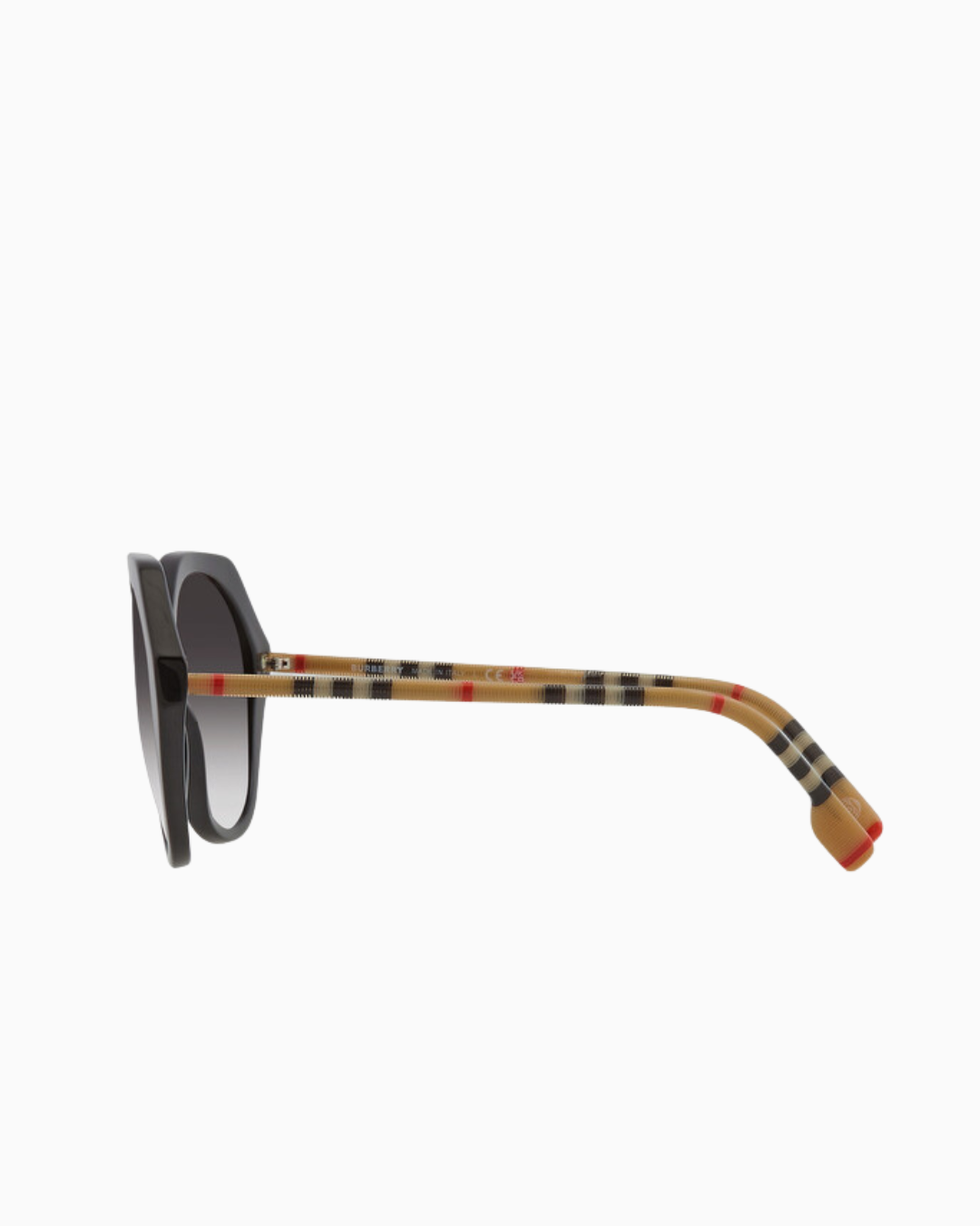 Beautiful Burberry Vanessa Grey Gradient Irregular Ladies Sunglasses
