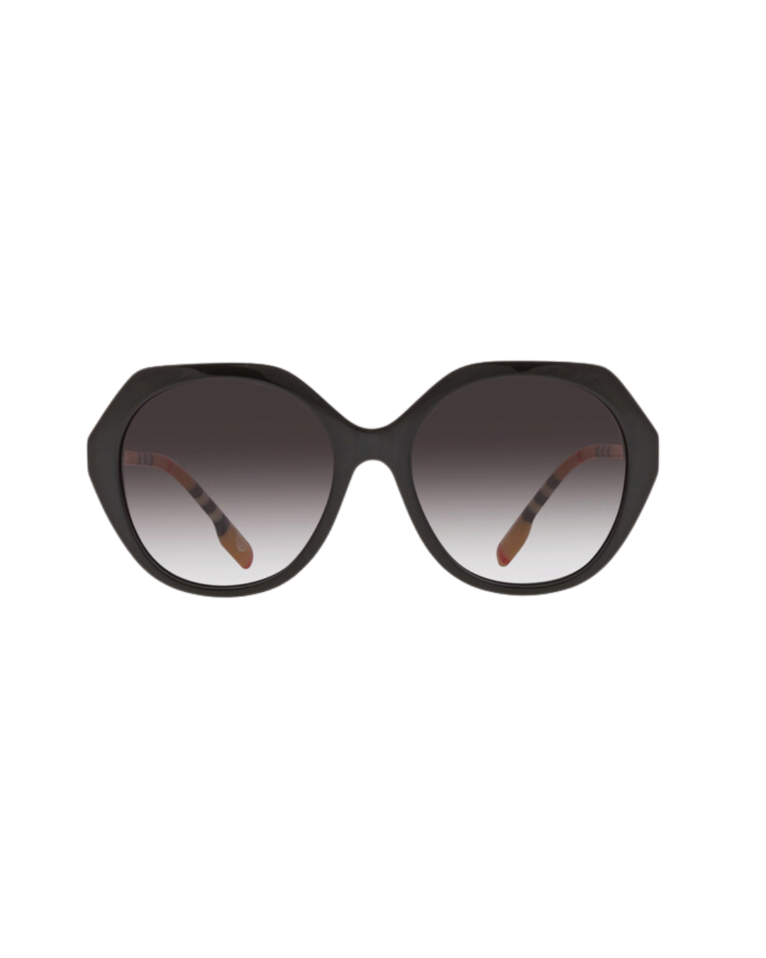 Beautiful Burberry Vanessa Grey Gradient Irregular Ladies Sunglasses