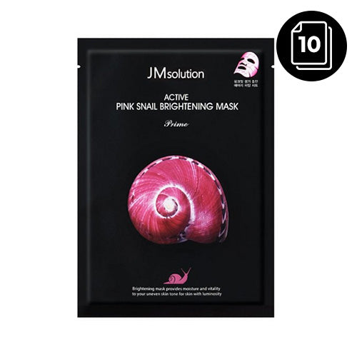 JMsolution ACTIVE PINK SNAIL BRIGHTENING MASK