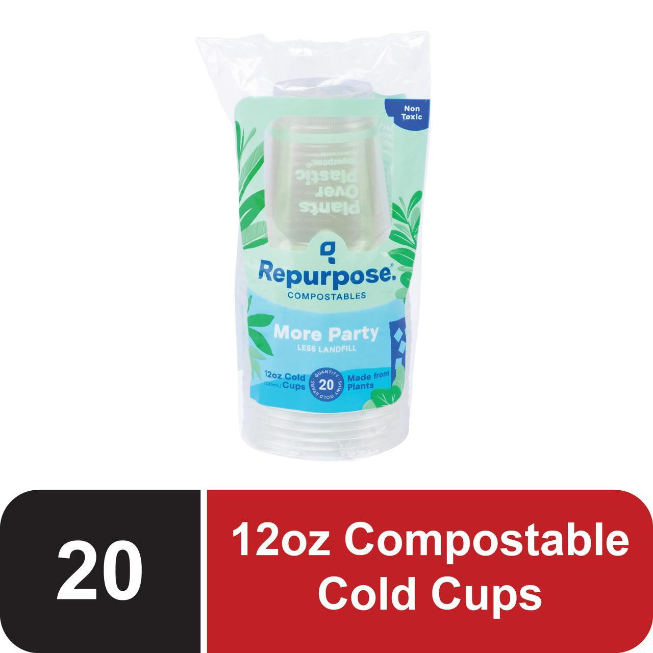 RPURP 12OZ CLEAR CUP/CLD ( 12 X 20 CT )-0
