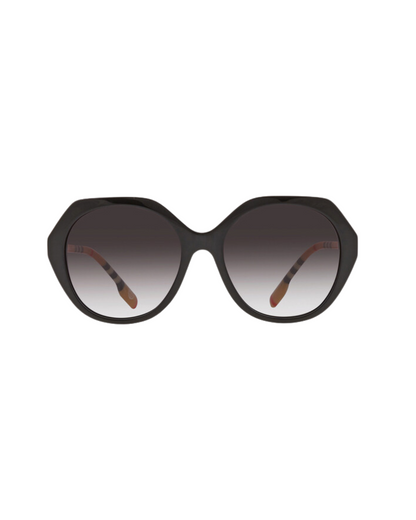 Beautiful Burberry Vanessa Grey Gradient Irregular Ladies Sunglasses