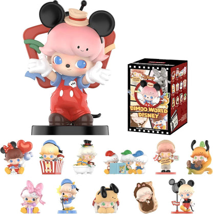 POP MART DIMOO World × Disney Series Figures, 1 single Blind Box Figures, Random